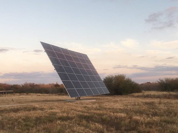 solar tracker panel farm land michigan